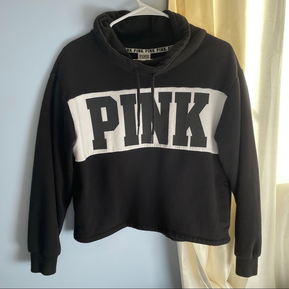 PINK Cowl Neck Sweatshirt